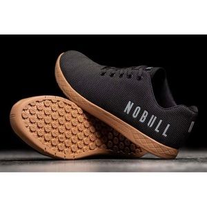 NOBULL | SuperFabric Trainers in Black Gum | Men's 11
